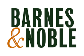 The Barnes & Noble logo with dark green text and an orange ampersand on a white background.