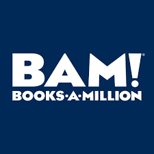 The white logo for Books-A-Million, featuring the letters