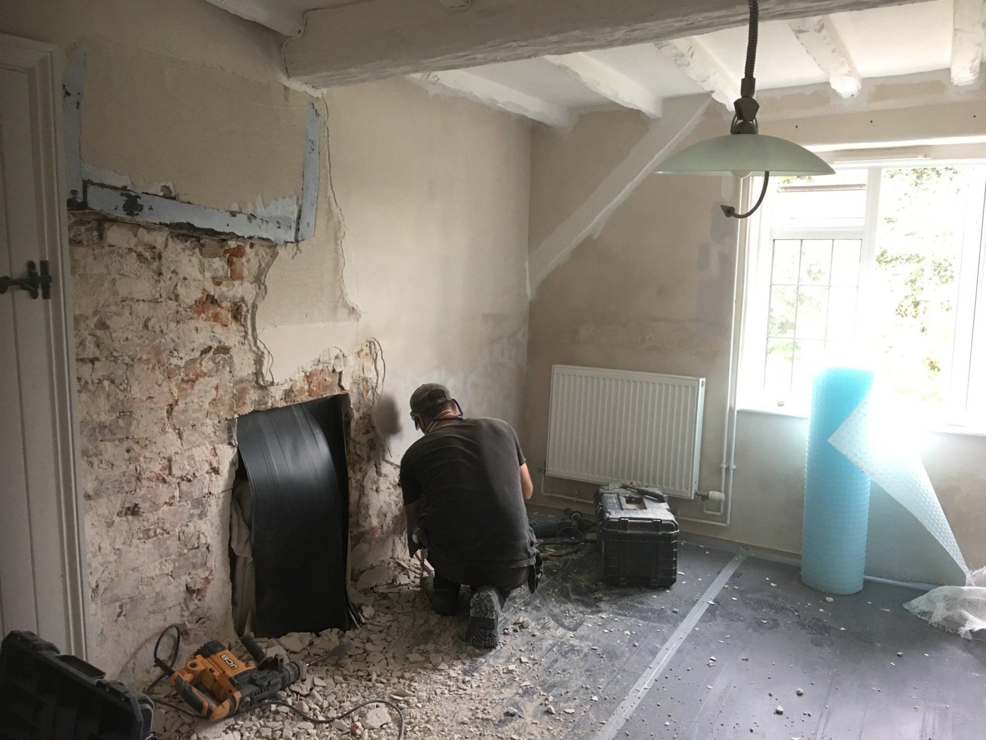 Damp proofing and renovation project