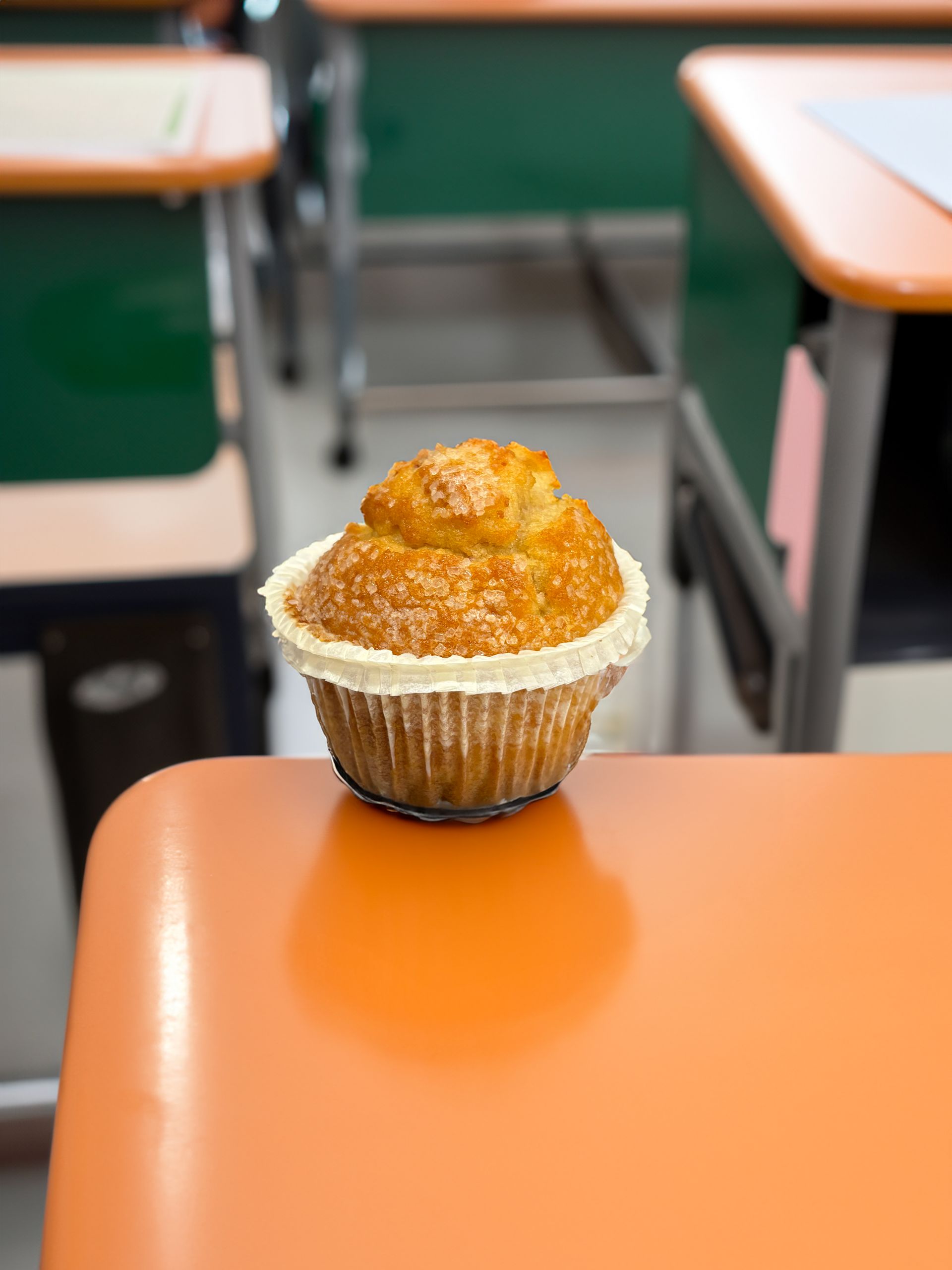 Muffin in Classroom Image