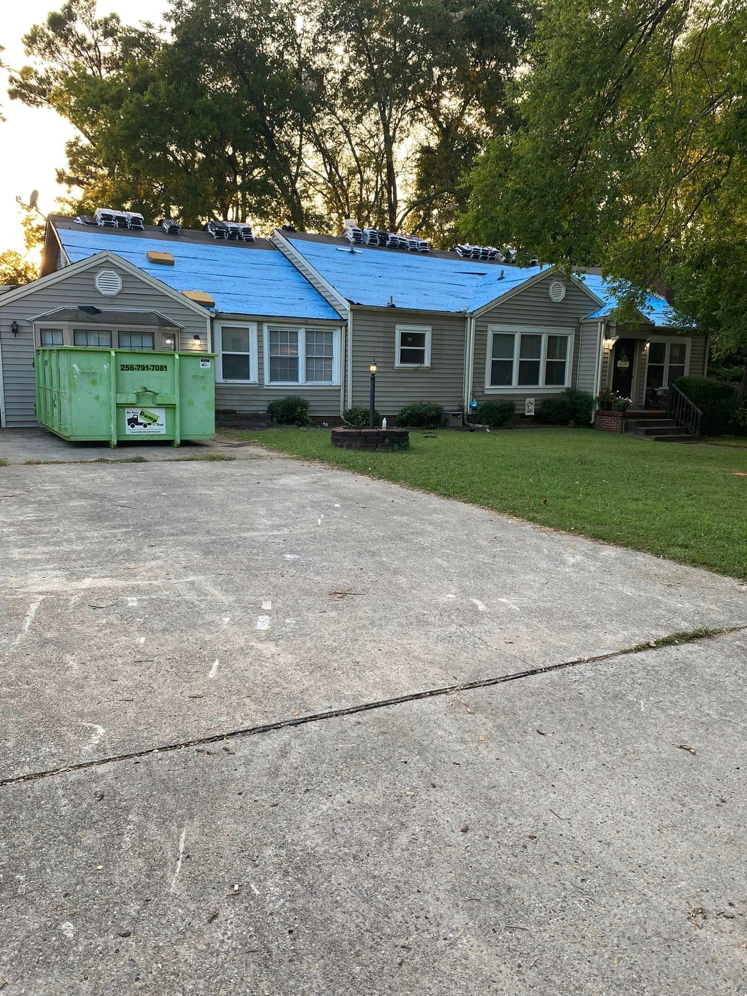 Blue Roof — Decatur, AL — G.T. Roofing