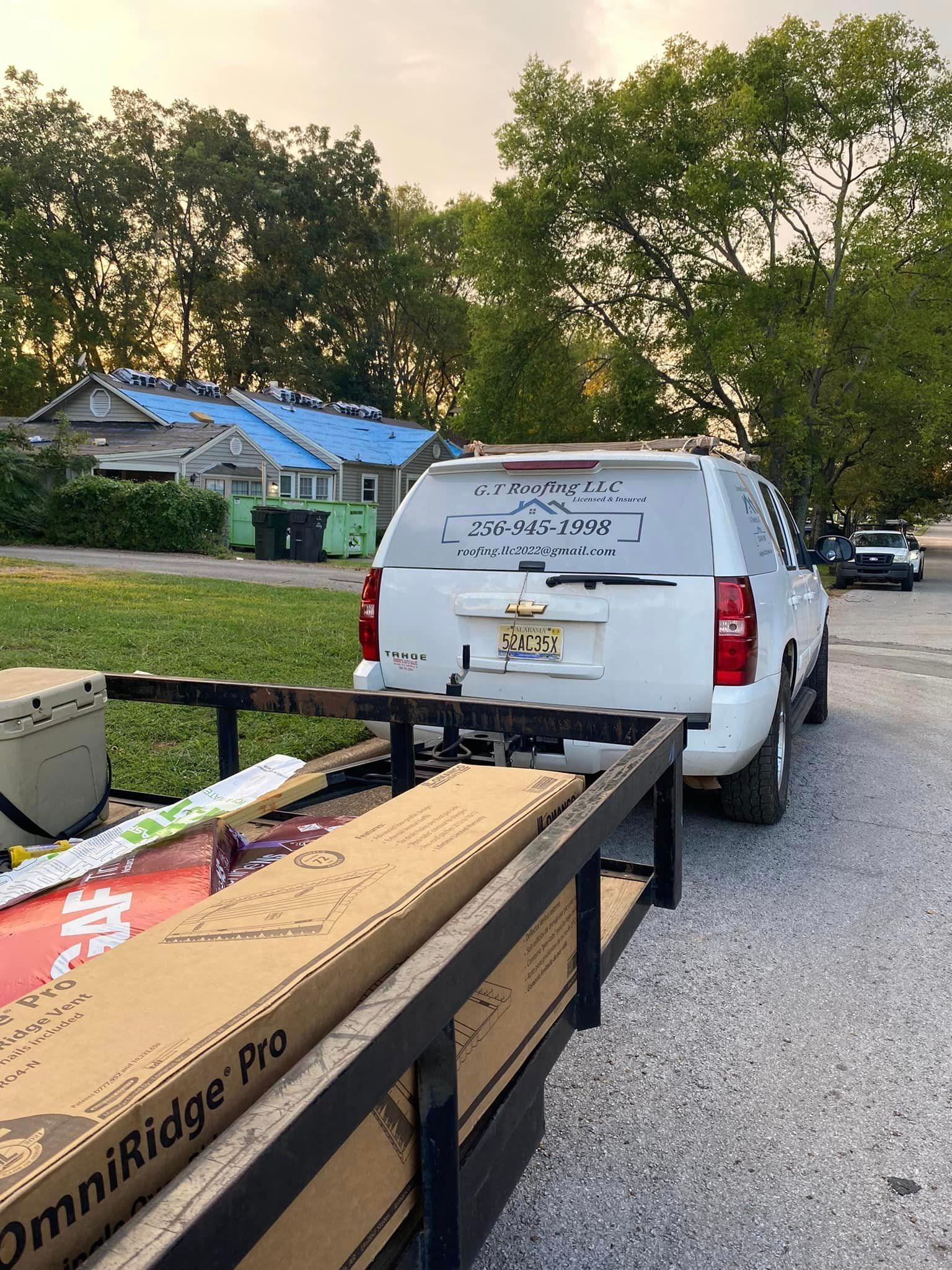White Car — Decatur, AL — G.T. Roofing
