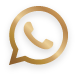 Ein goldenes WhatsApp-Symbol mit einem Telefon in einem Kreis auf weißem Hintergrund.