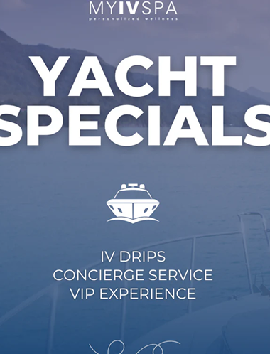 Yacht Specials ad with text