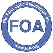 Fibre optic association logo.