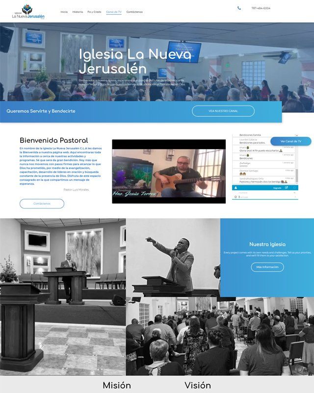 Diseño Web para Iglesias y Ministerios 