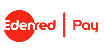 Edenred Pay logo in red, with a vertical divider between “Edenred” and “Pay”