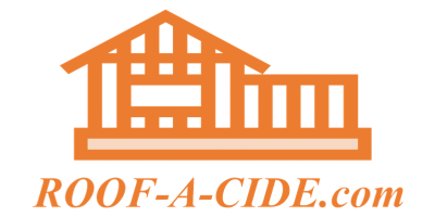 Orange roof-line logo with the text “ROOF-A-CIDE.com”