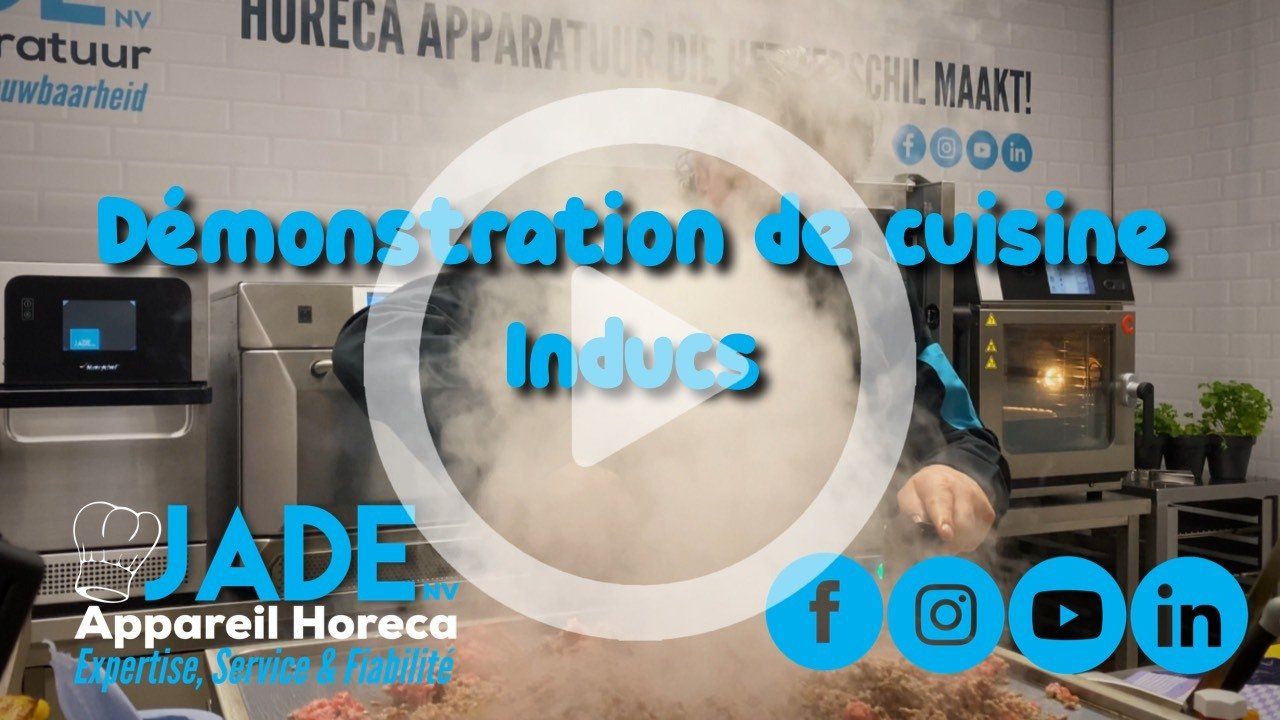 inducs plancha a induction demonstration de cuisine materiel d'horeca jade nv