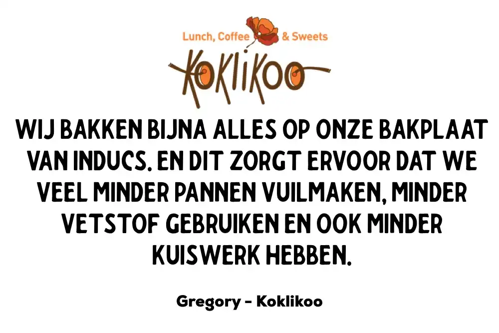 restaurant koklikoo testimonial professionele inductie bakplaat inducs en merrychef