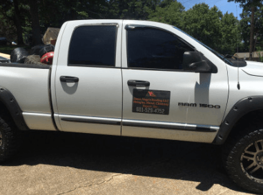 roofing contractor vehicle