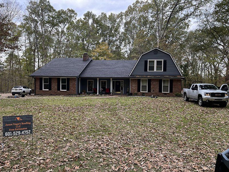 house after new shingles