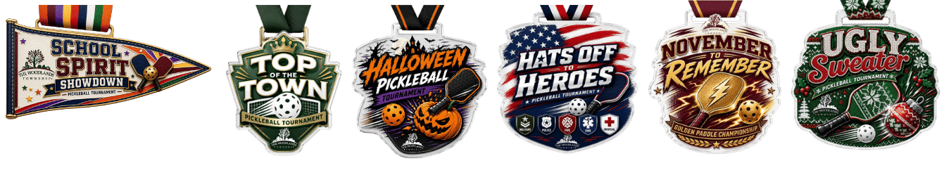 Fall Pickleball Medals