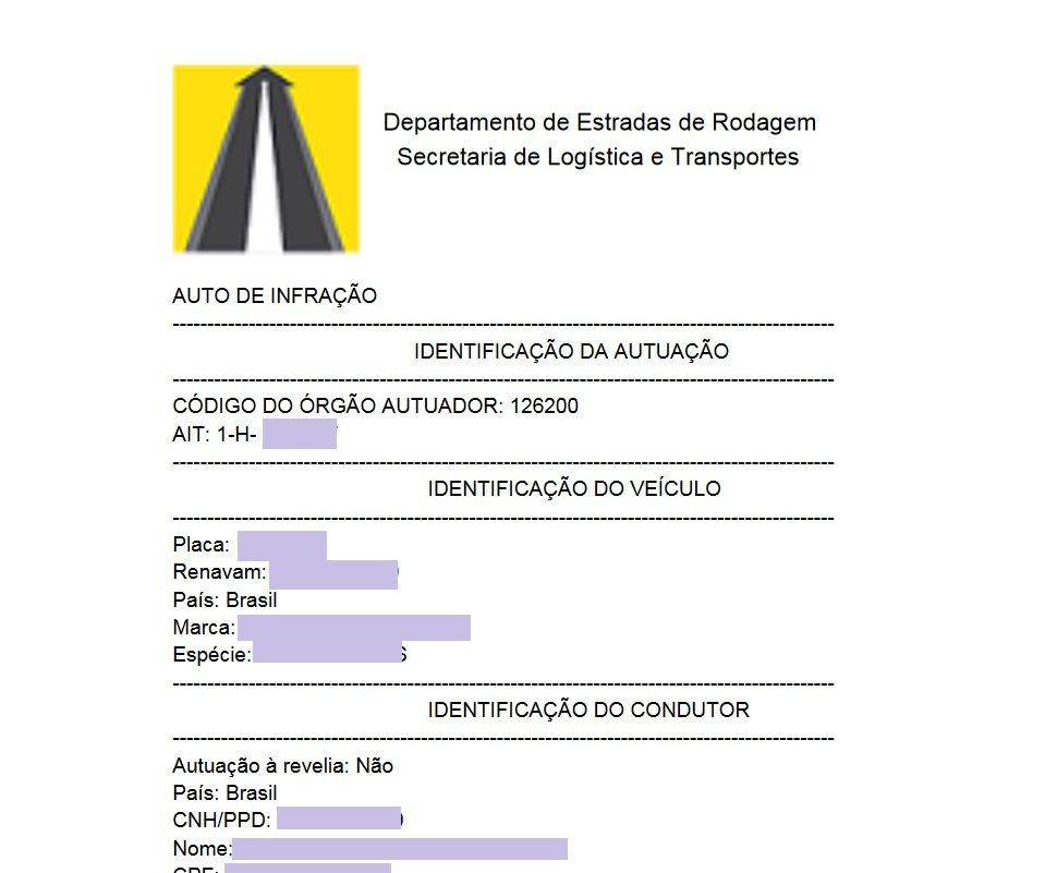 Auto de Infração do DER/SP. Como obter uma cópia? Guia passo a passo. Auto de Infração do DER/SP. Como obter uma cópia? Guia passo a passo.