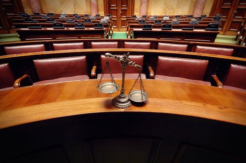 Contact Law Office — Gavel Inside the Courtroom in Fort Myers, FL