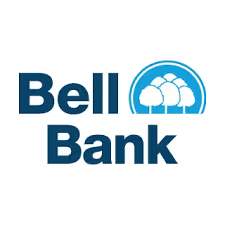 The Bell Bank logo in blue, featuring the text "Bell Bank" next to a stylized icon of three trees inside a semi-circle.