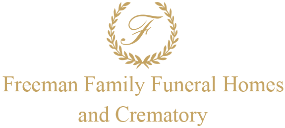 The logo for sample funeral home is shown on a white background.