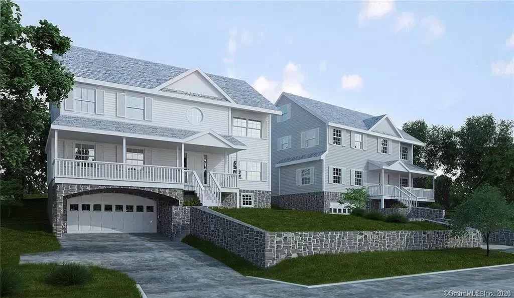 An artist 's impression of a house for sale