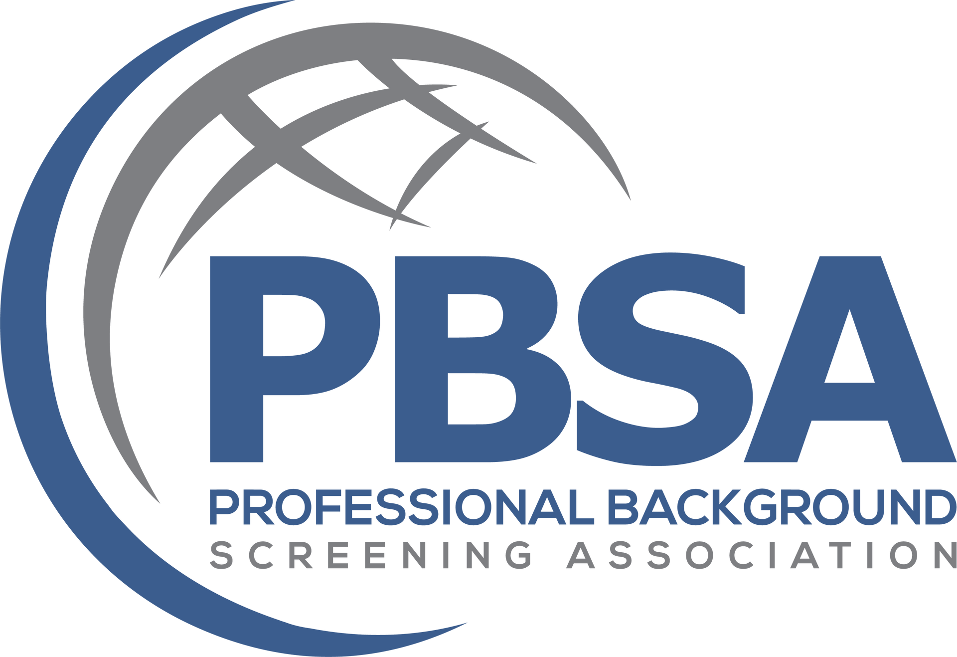 Logo for the Professional Background Screening Association. The design features