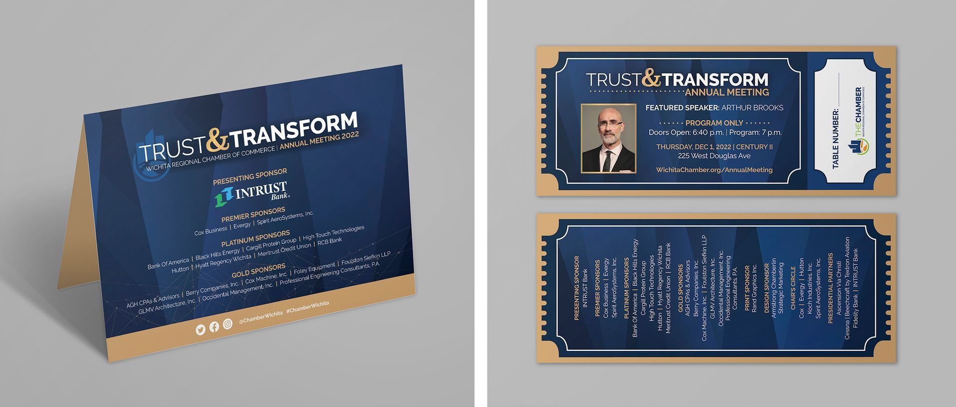 A blue ticket with a picture of a man on it