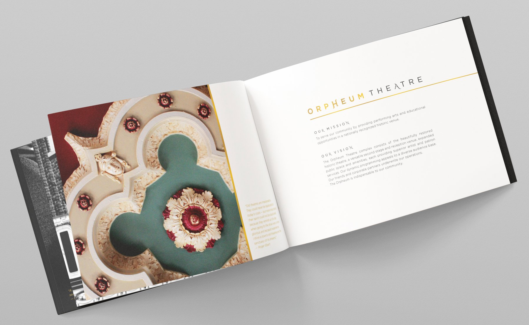 A book is open to a page with a picture of a clock on it.