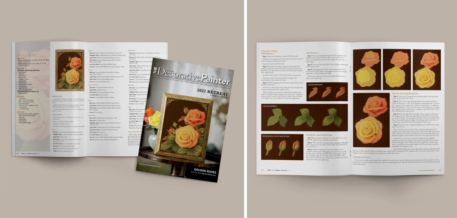 Society of Decorative Painter Magazine inside