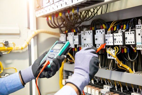 Electrical Engineer Checking Switchgear Components — Jacksonville, FL — Industrial Electric Testing, Inc.