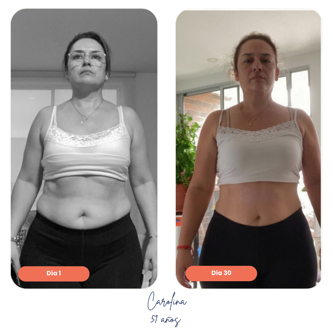 Transformación estética saludable de mujer con programa Ken Diet personalizado