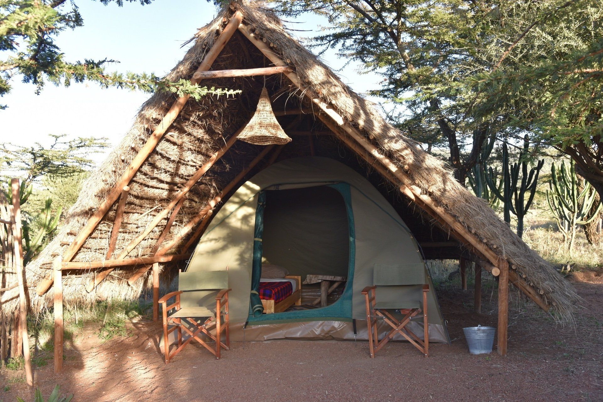 Eco tented camp Kenya safari Masai culture loits hills