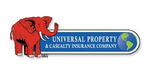 the logo for universal property and casualty insurance company