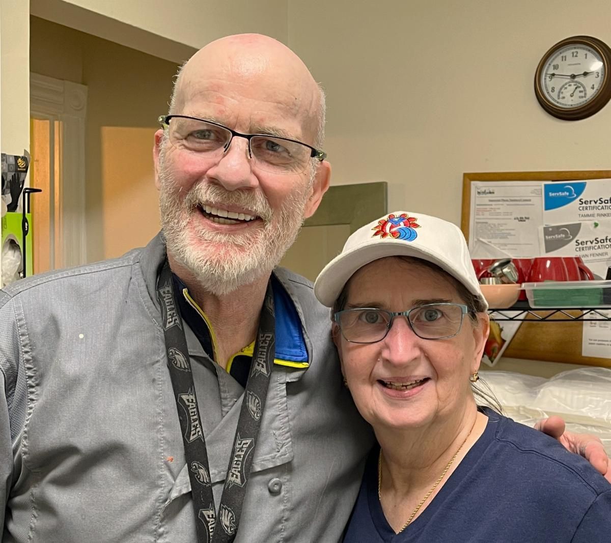 Photo of Staff. Chet and Carol