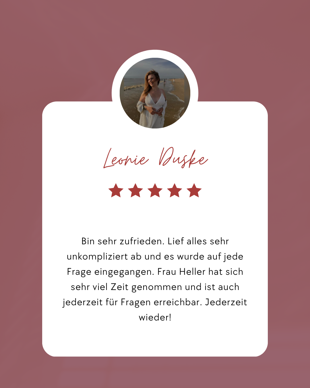 Leonie Duske bewertet Denise Heller