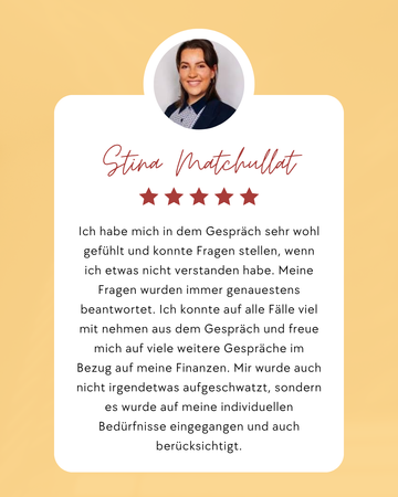 Stina Matchullat bewertet Denise Heller