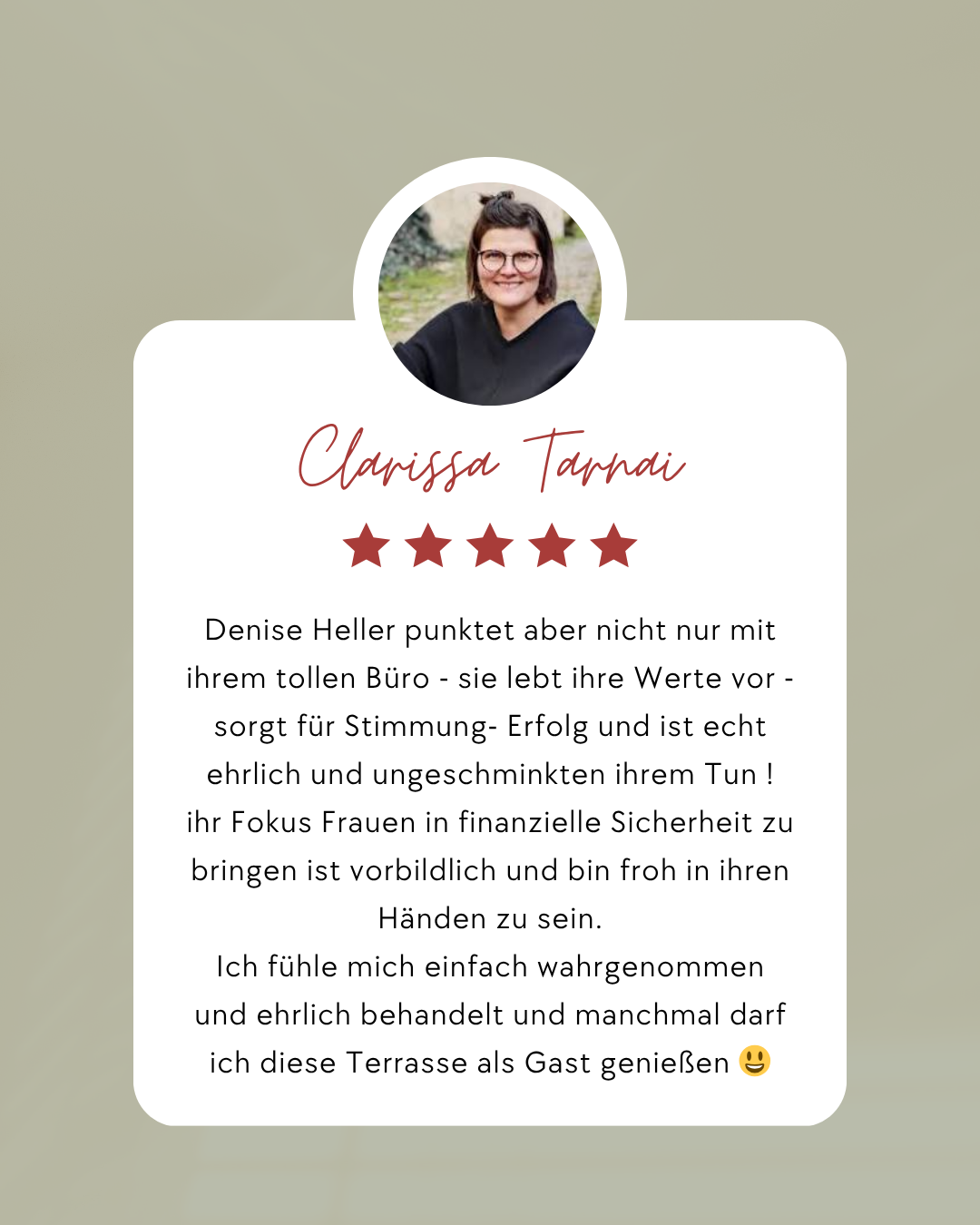 Leonie Duske bewertet Denise Heller