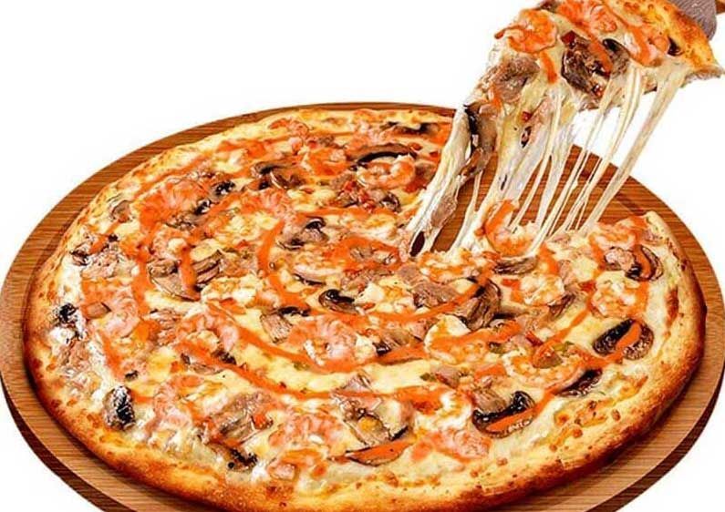 pizza de champiñones
