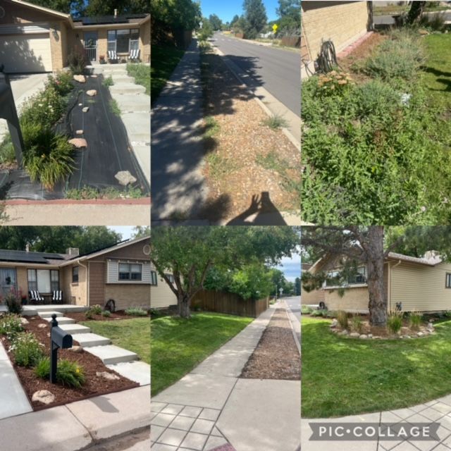 A collage of pictures of a house with the words pic collage at the bottom