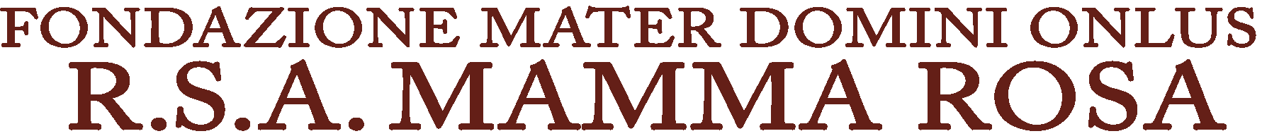 PENSIONATO MAMMA ROSA DELLA FONDAZIONE MATER DOMINI - LOGO