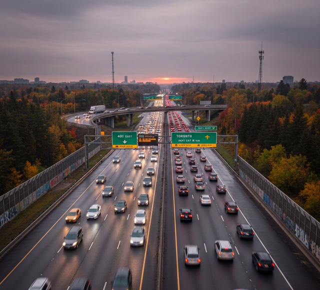 Ontario highway traffic for high risk auto insurance