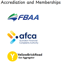 Logos for fbaa afca and yellowbrickroad are shown