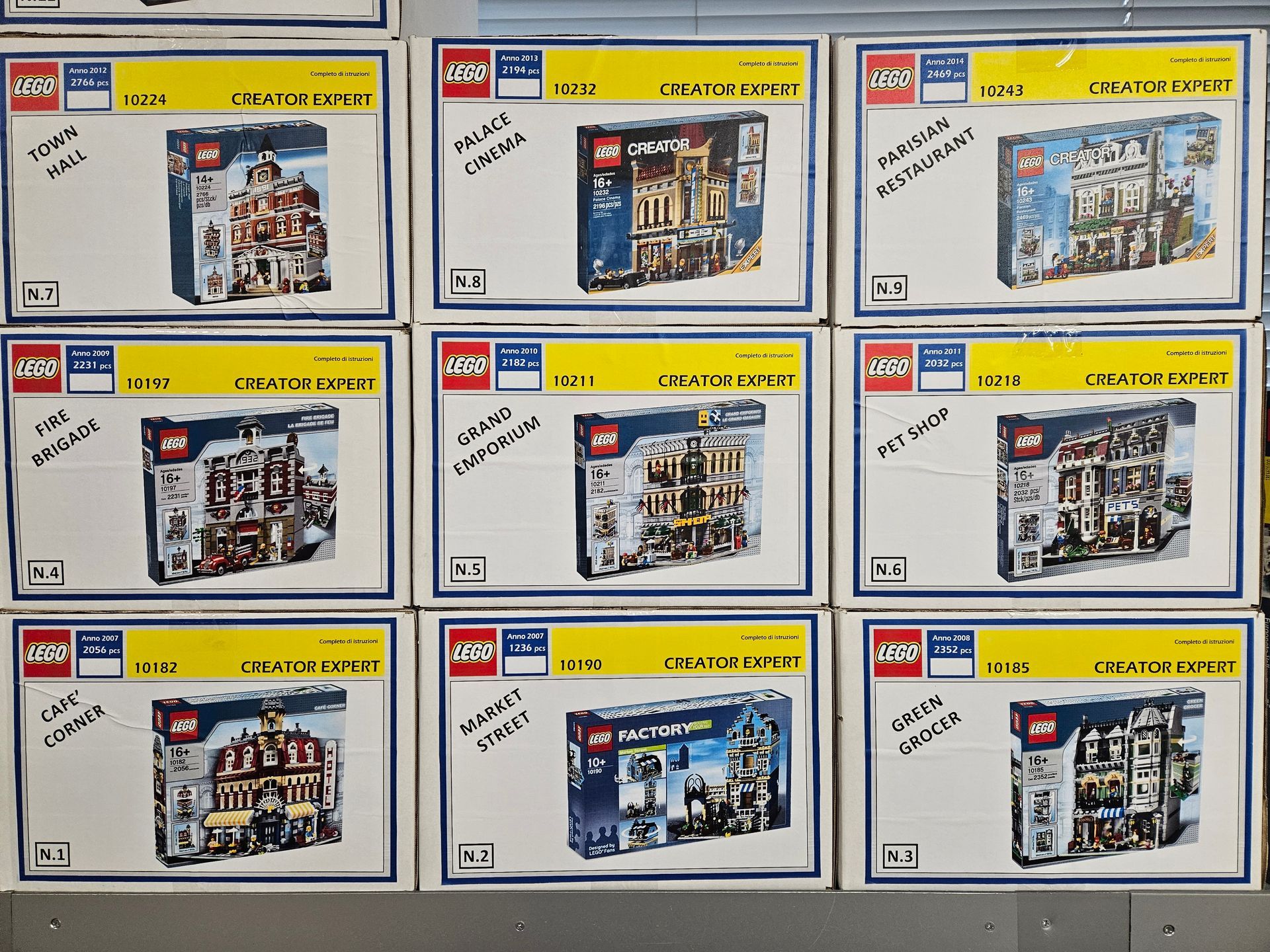 lego modulari vintage