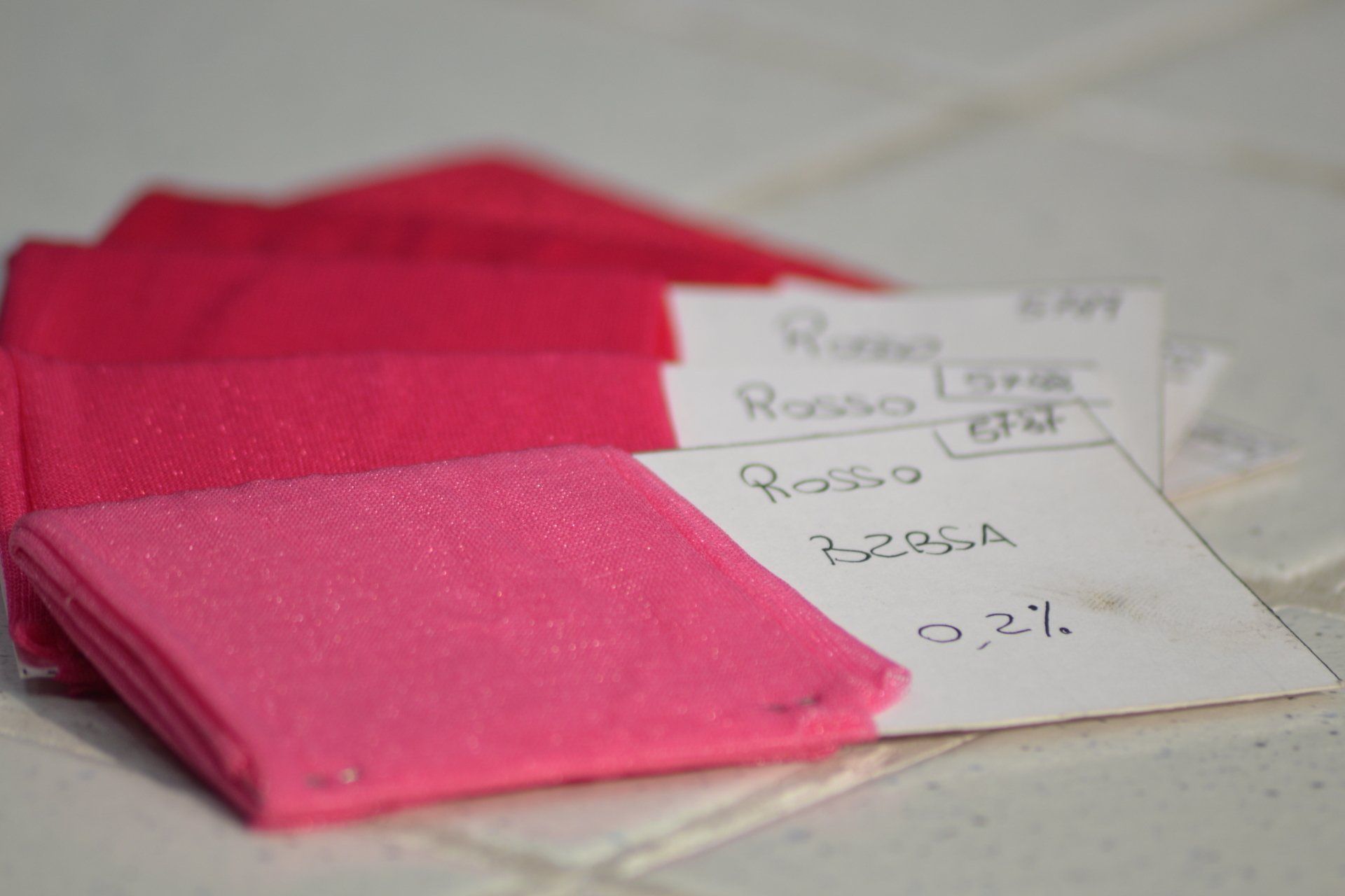 Tessuti di vari colori