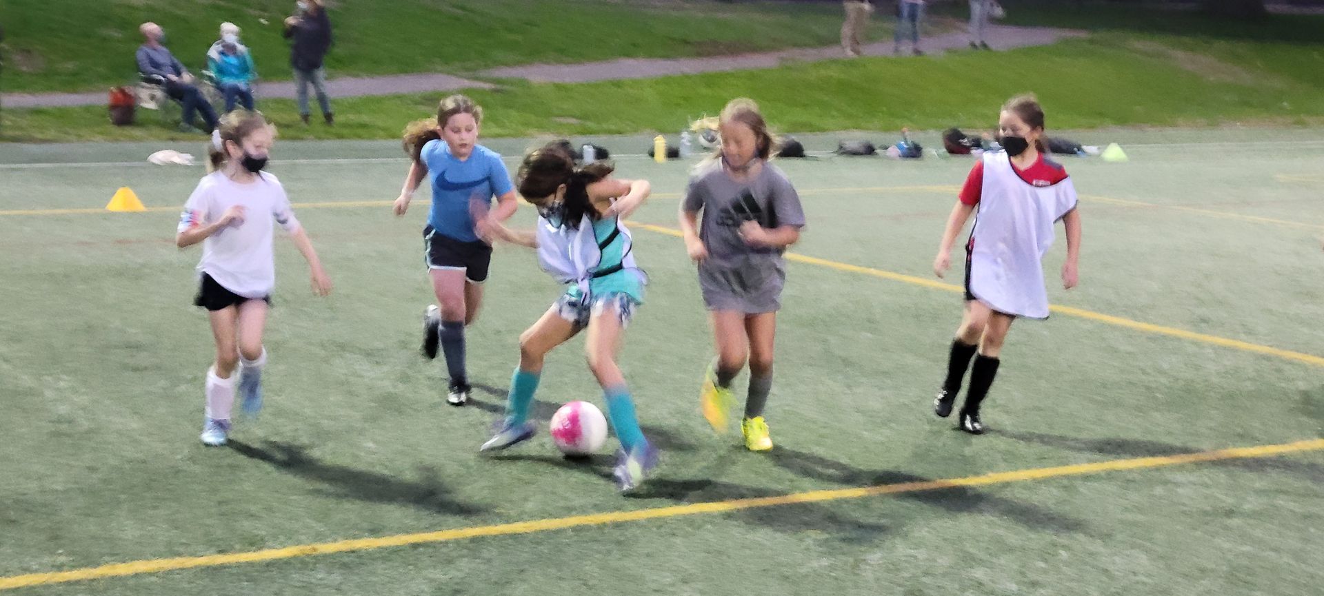 player preparing to kick soccer ball