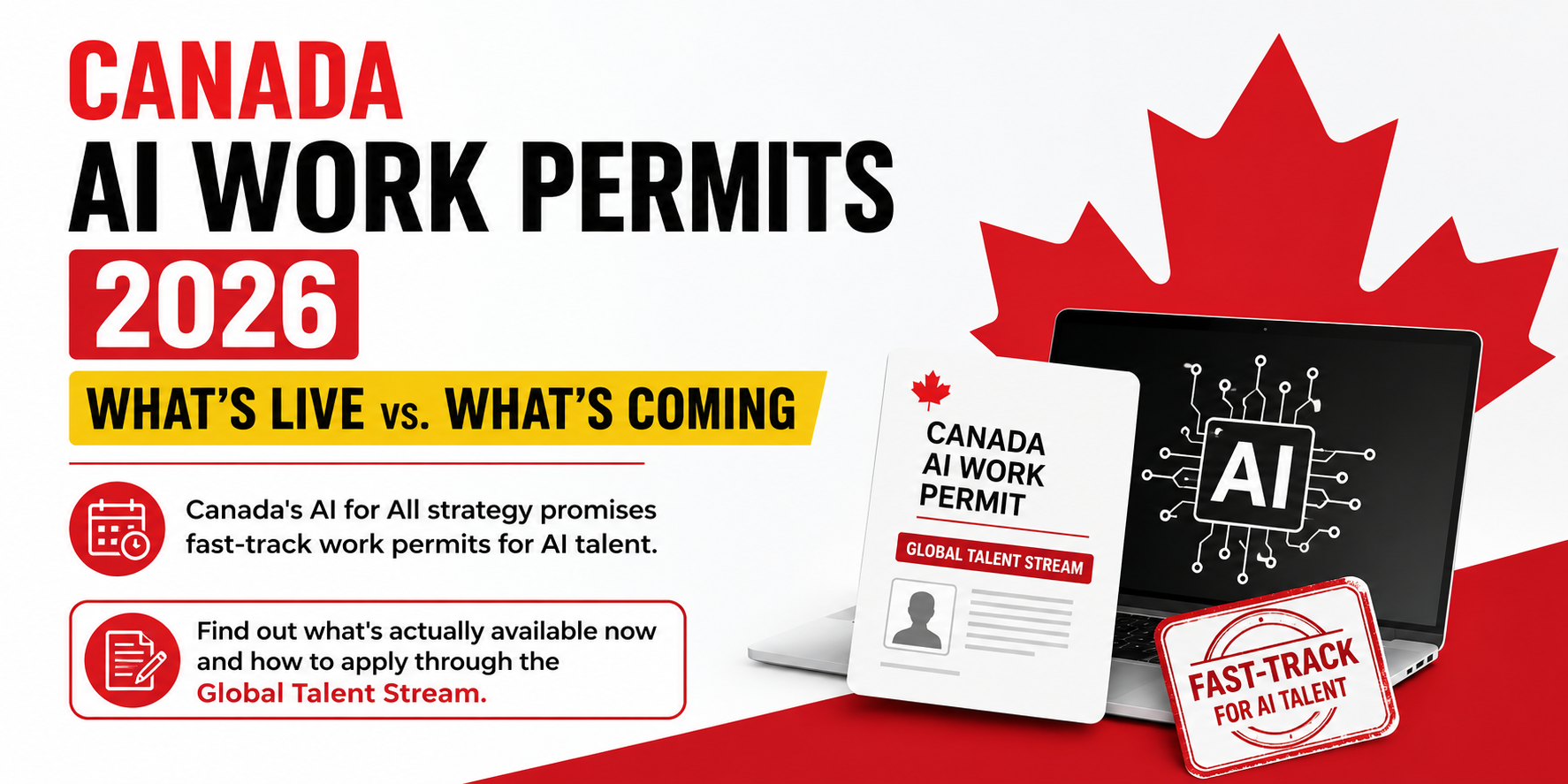 Canada AI Work Permits 2026: What's Live vs. What's Coming 
