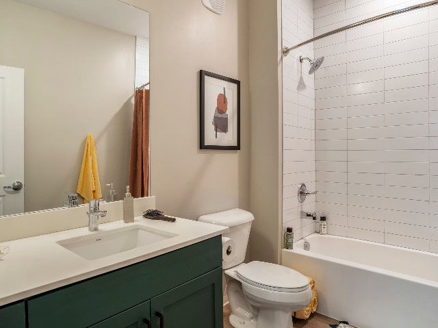 Uncommon Auburn Bathroom with Bath/Shower.