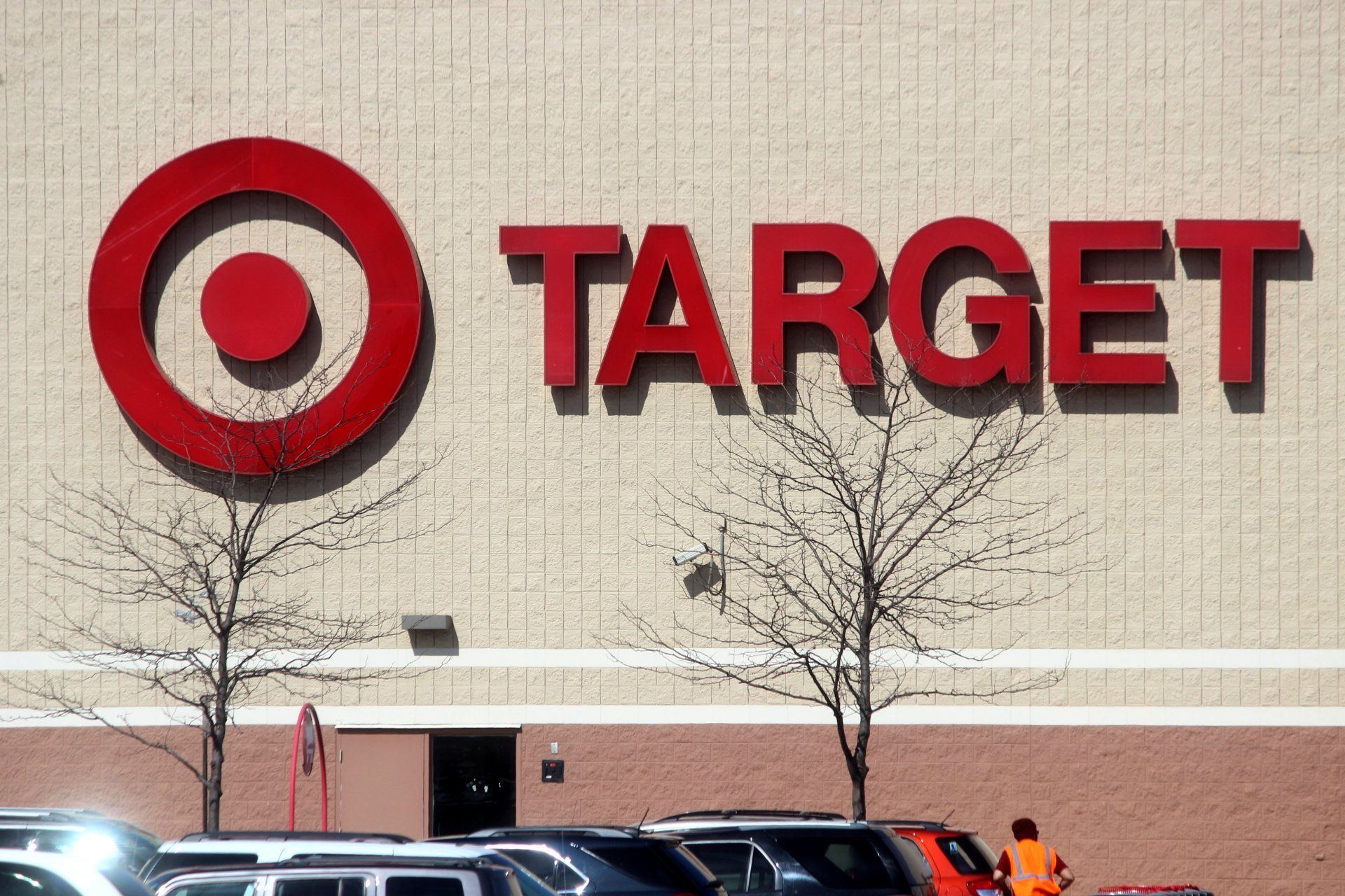 A target store with cars parked in front of it