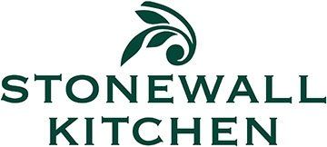 The stonewall kitchen logo has a green leaf on it.