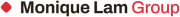 Monique Lam Group logo with red diamond icon and black and red text
