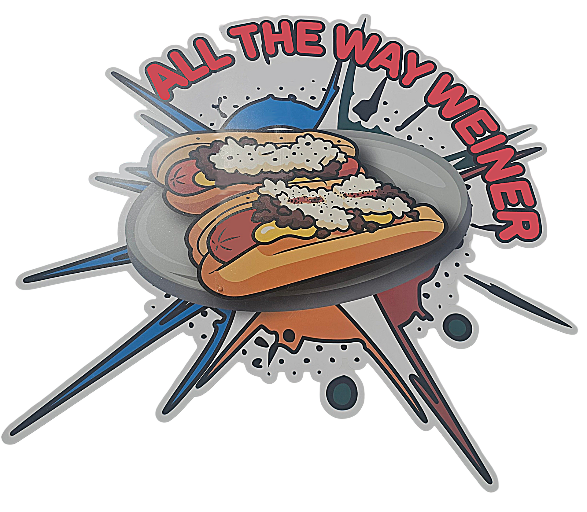 An all the way wiener icon at Rhody Bros of Florida