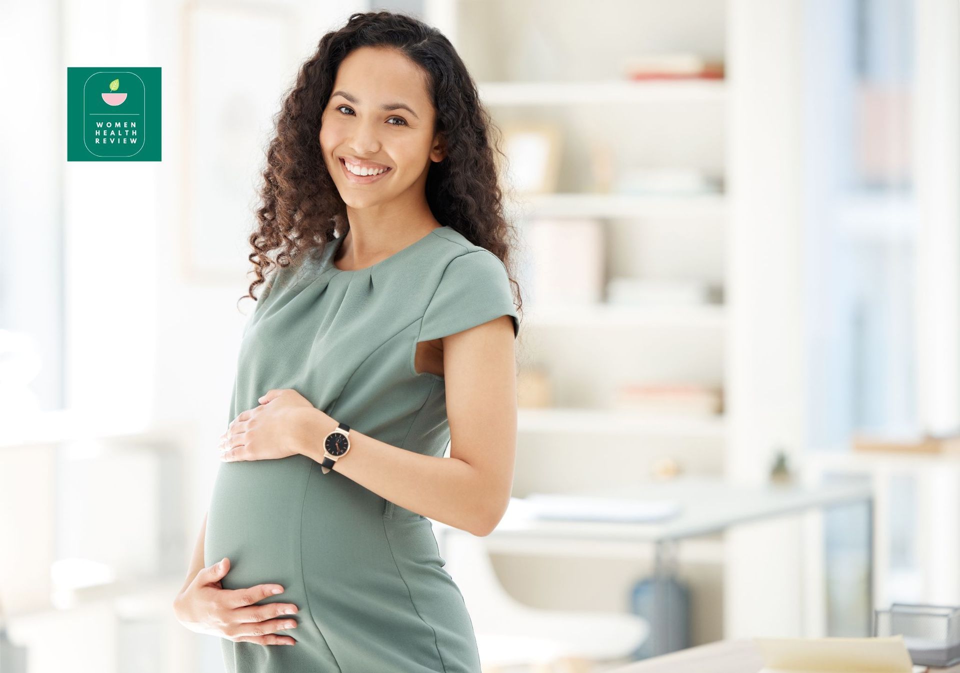 A pregnant woman