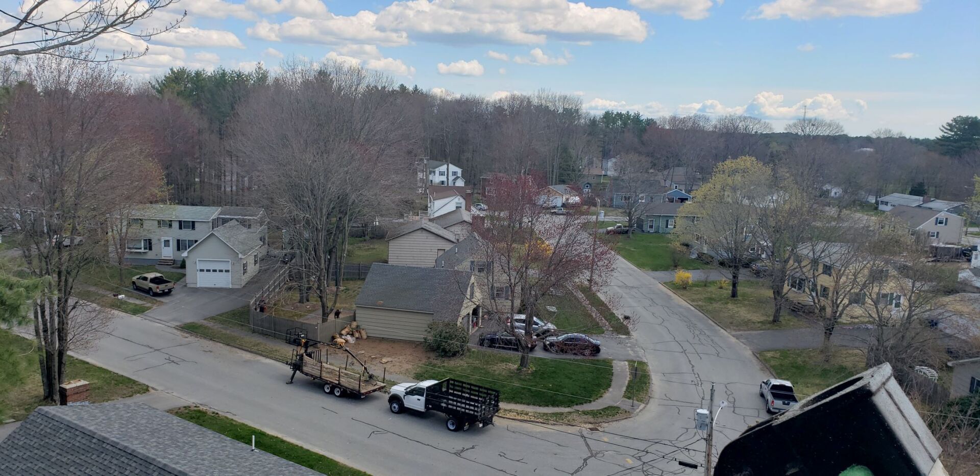 Aerial view of Patriot Rd Westbrook Maine